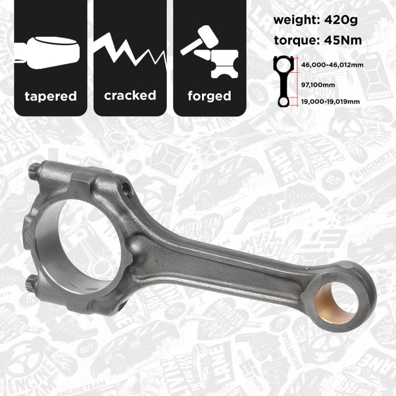 Bielle ET ENGINETEAM OM0067 - Visuel 2