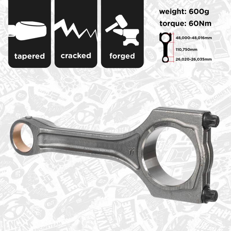 Bielle ET ENGINETEAM OM0078 - Visuel 1