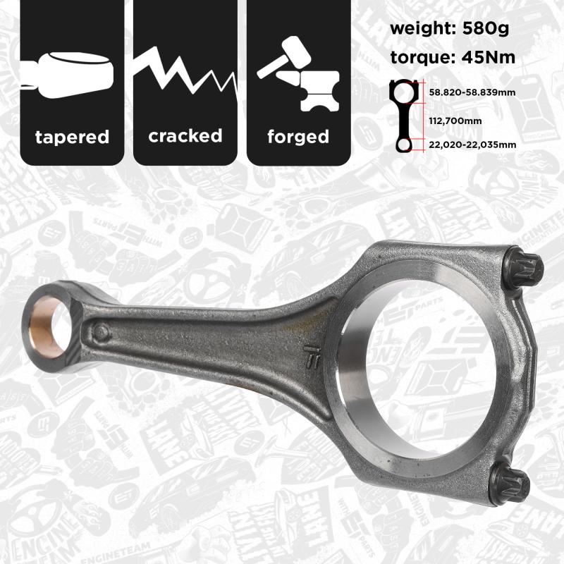 Bielle ET ENGINETEAM OM0080 - Visuel 1