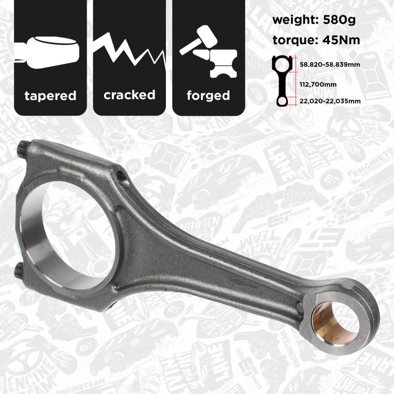 Bielle ET ENGINETEAM OM0080 - Visuel 2