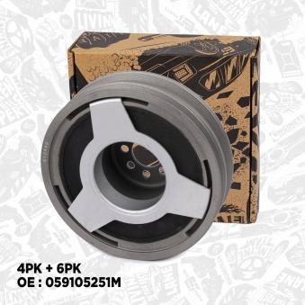 Poulie, vilebrequin ET ENGINETEAM OEM 059105251AC Poulie, vilebrequin ET ENGINETEAM OEM 059105251AC