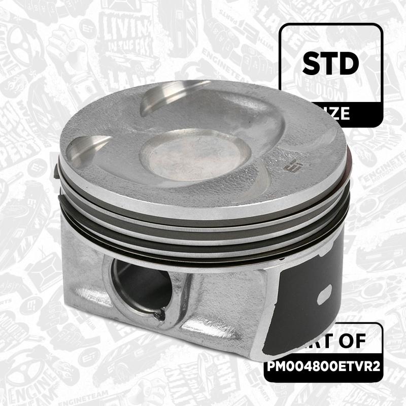 Kit de pistons ET ENGINETEAM PM004800ETVR2 - Visuel 2