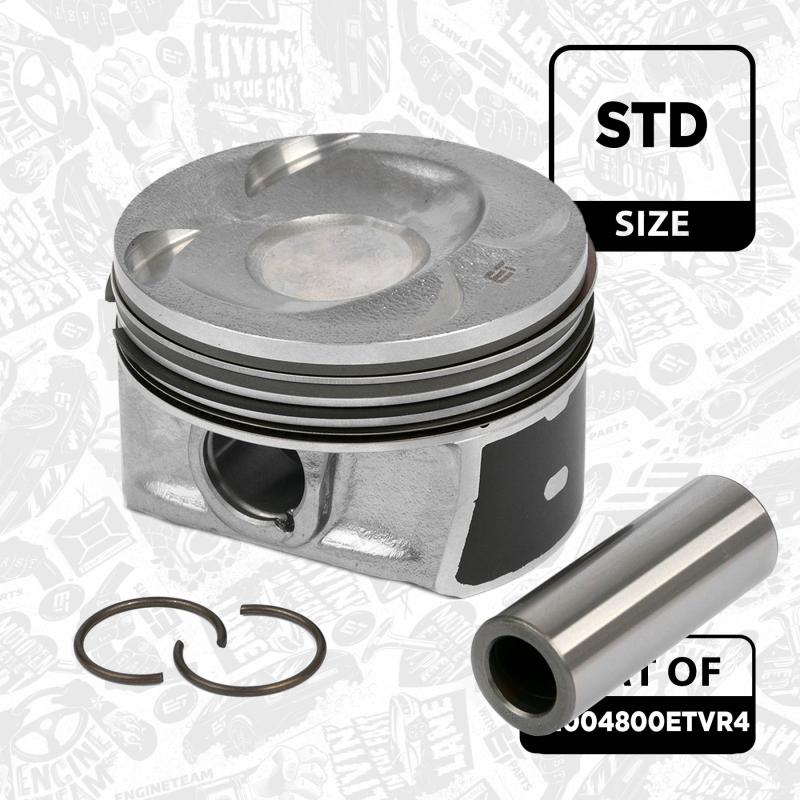 Kit de pistons ET ENGINETEAM PM004800ETVR4 - Visuel 1