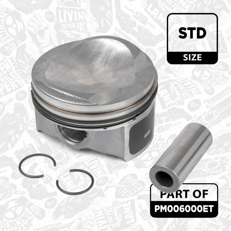 Kit de pistons ET ENGINETEAM PM006000ET - Visuel 2