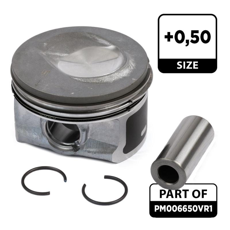 Kit de pistons ET ENGINETEAM PM006650VR1 - Visuel 1