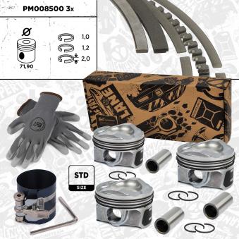 Kit de pistons ET ENGINETEAM PM008500VR2 pour FORD C-MAX 1.0 EcoBoost - 100cv