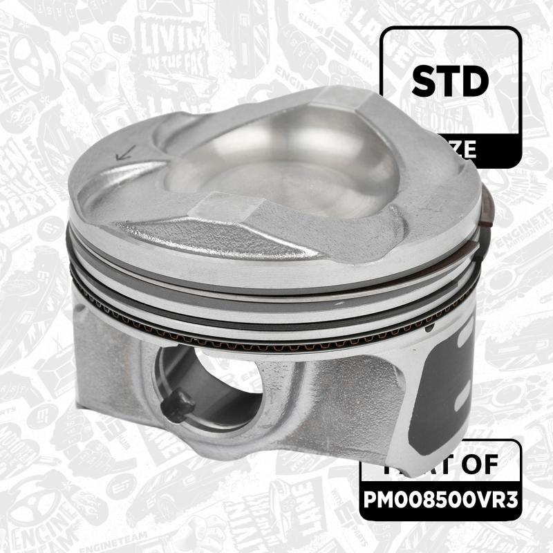 Kit de pistons ET ENGINETEAM PM008500VR3 - Visuel 2