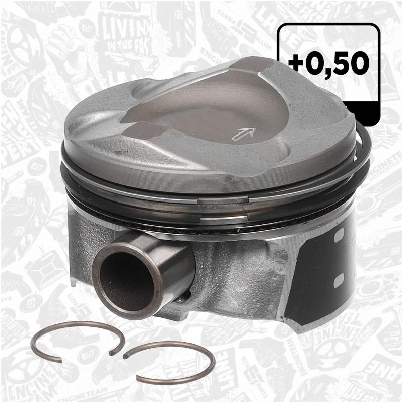 Piston ET ENGINETEAM PM008550 - Visuel 1