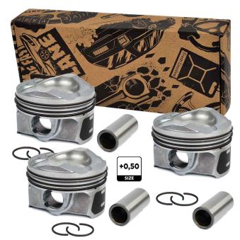 Kit de pistons ET ENGINETEAM PM008550VR1 pour FORD C-MAX 1.0 EcoBoost - 100cv