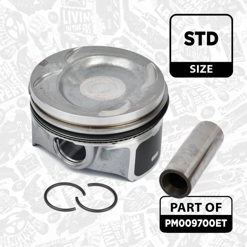 Kit de pistons ET ENGINETEAM PM009700ET - Visuel 1