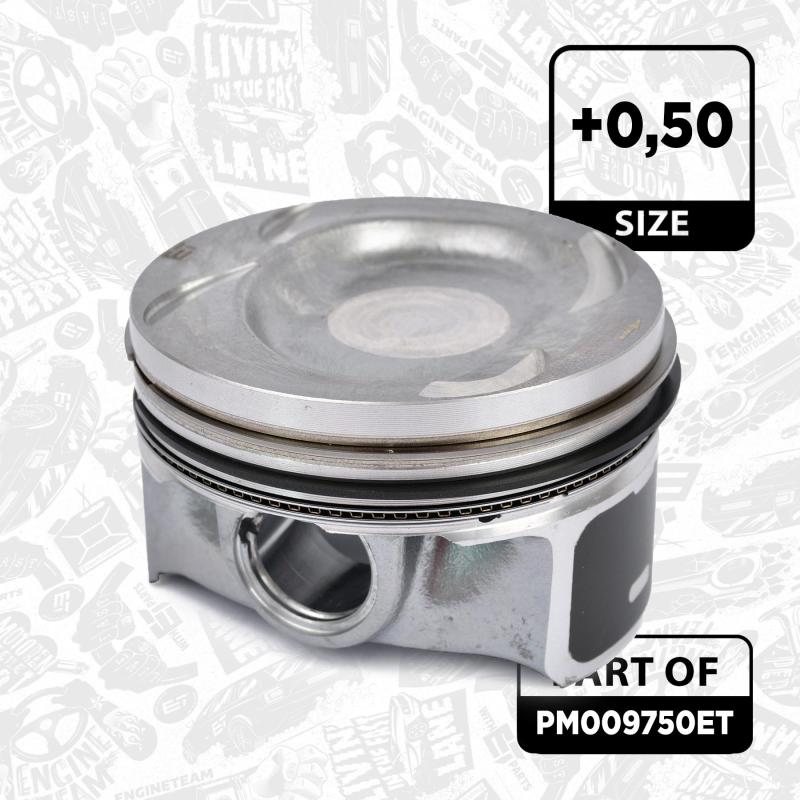 Kit de pistons ET ENGINETEAM PM009750ET - Visuel 2