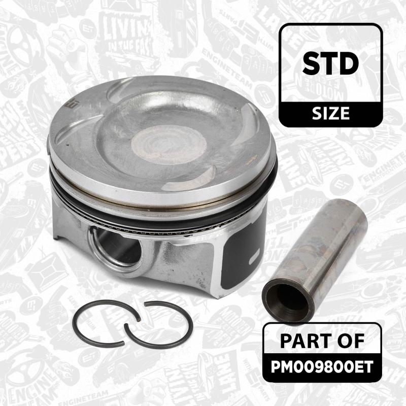 Kit de pistons ET ENGINETEAM PM009800ET - Visuel 1