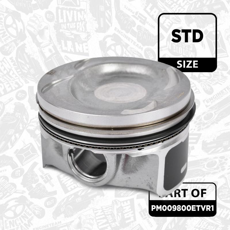 Kit de pistons ET ENGINETEAM PM009800ETVR1 - Visuel 2