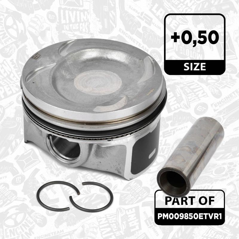 Kit de pistons ET ENGINETEAM PM009850ETVR1 - Visuel 1
