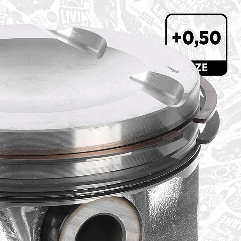 Piston ET ENGINETEAM PM010750 - Visuel 2