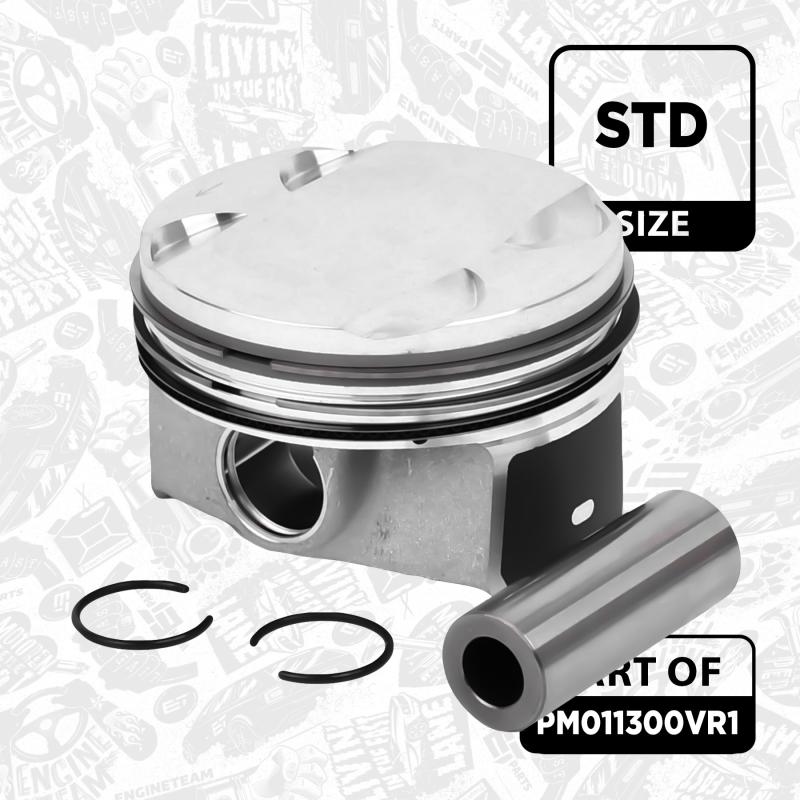 Kit de pistons ET ENGINETEAM PM011300VR1 - Visuel 2