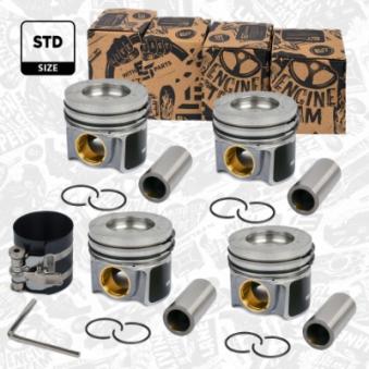 Kit de pistons ET ENGINETEAM PM012000VR1 pour FORD TRANSIT 2.0 TDCi [RWD] - 130cv