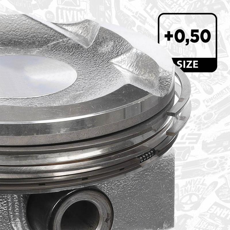Piston ET ENGINETEAM PM013450 - Visuel 2