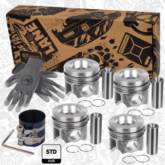 Kit de pistons ET ENGINETEAM PM014200VR1 pour DACIA DOKKER 1.6 TDI - 110cv