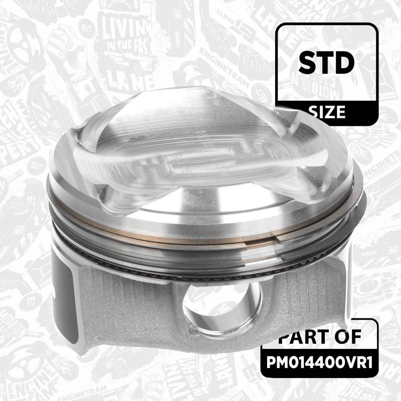 Kit de pistons ET ENGINETEAM PM014400VR1 - Visuel 2
