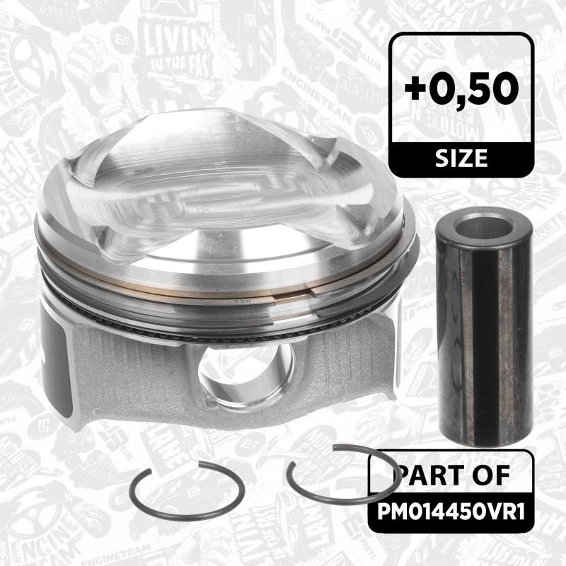 Kit de pistons ET ENGINETEAM PM014450VR1 - Visuel 1