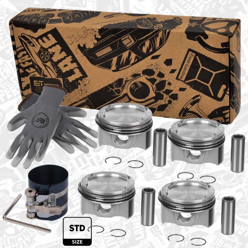 Kit de pistons ET ENGINETEAM PM014500VR1 - Visuel 1