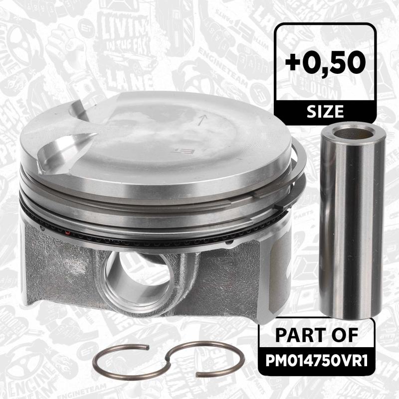 Kit de pistons ET ENGINETEAM PM014750VR1 - Visuel 1