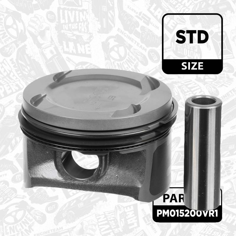 Kit de pistons ET ENGINETEAM PM015200VR1 - Visuel 2