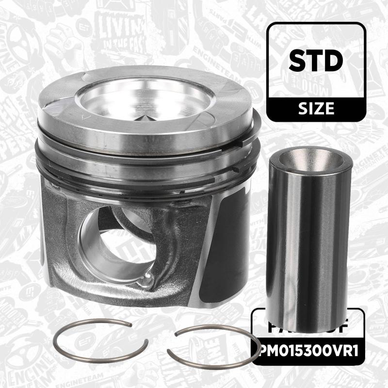 Kit de pistons ET ENGINETEAM PM015300VR1 - Visuel 2