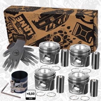 Kit de pistons ET ENGINETEAM PM015350VR1 pour OPEL MOVANO 2.3 CDTI - 110cv