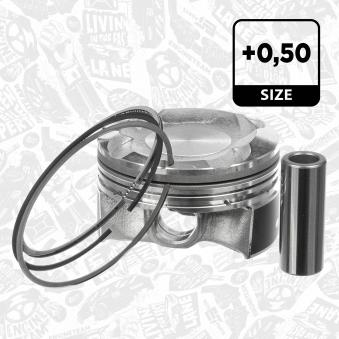 Piston ET ENGINETEAM PM015450 pour PEUGEOT 208 1.0 - 68cv