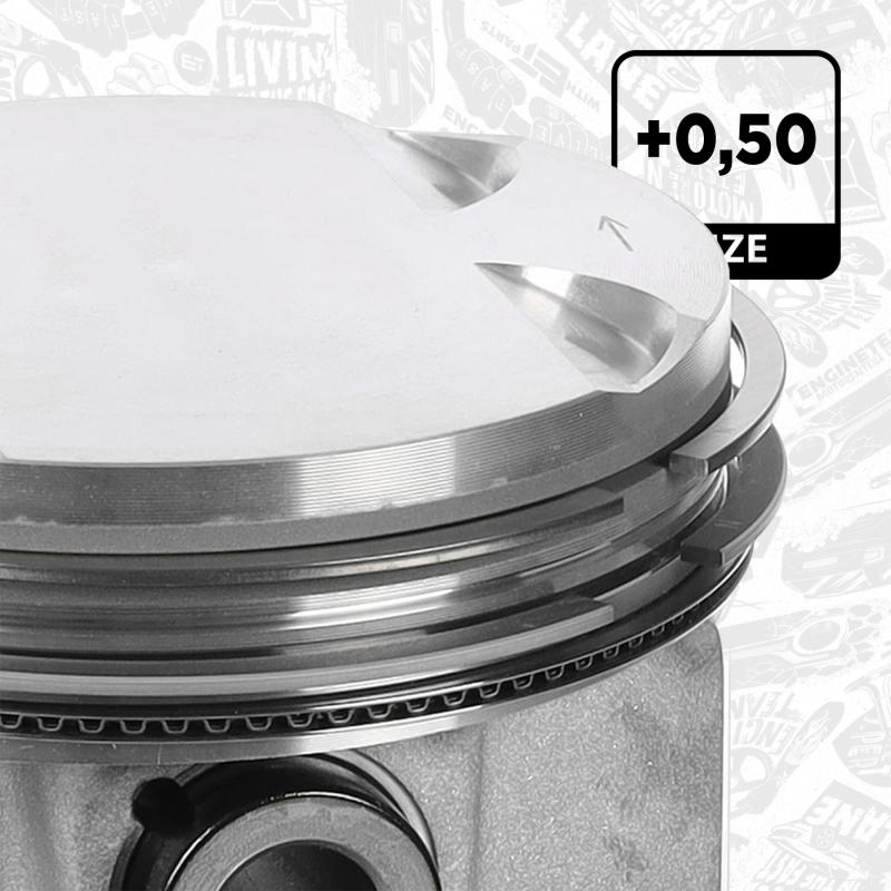 Piston ET ENGINETEAM PM016450 - Visuel 2