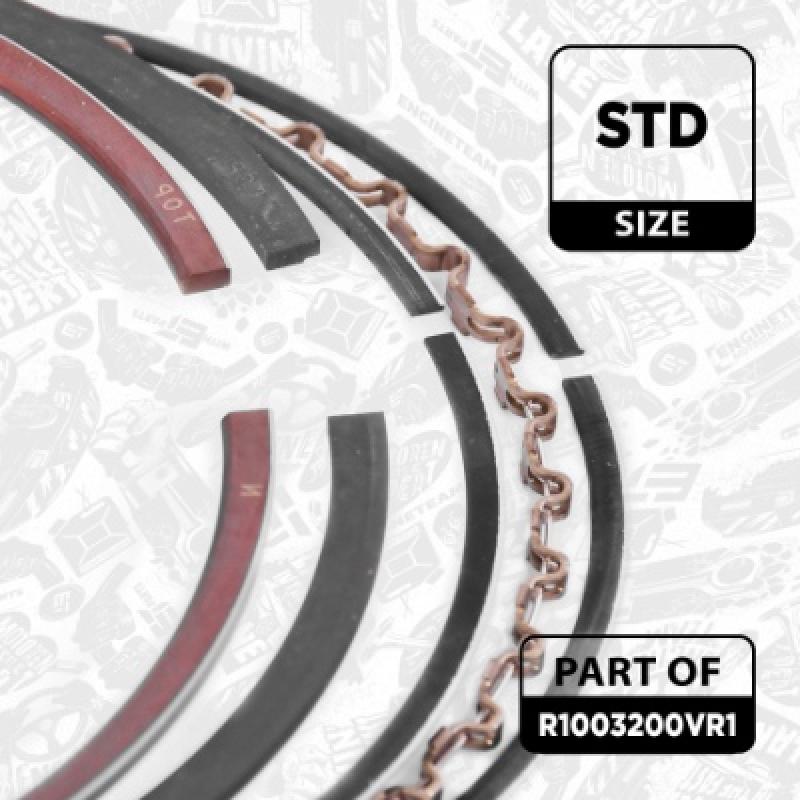 Jeu de segments de pistons ET ENGINETEAM R1003200VR1 - Visuel 2