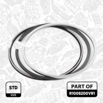 Jeu de segments de pistons ET ENGINETEAM R1008200VR1 pour MERCEDES-BENZ CLASSE E E 220 CDI - 136cv