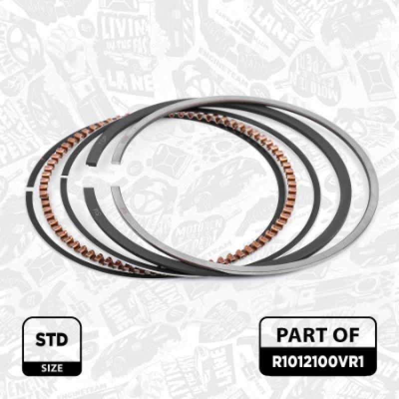 Jeu de segments de pistons ET ENGINETEAM R1012100VR1 - Visuel 1