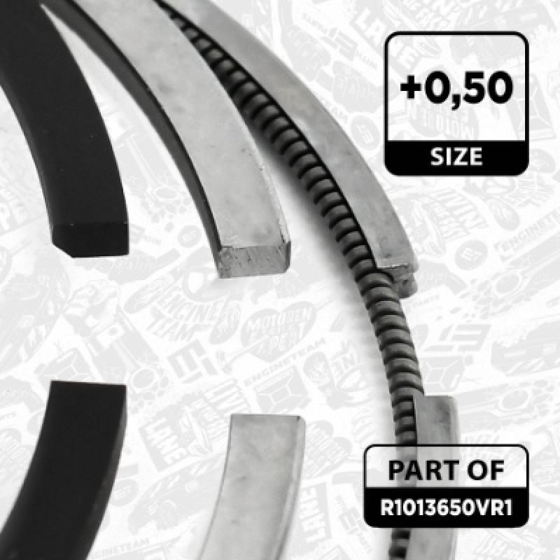 Jeu de segments de pistons ET ENGINETEAM R1013650VR1 - Visuel 2