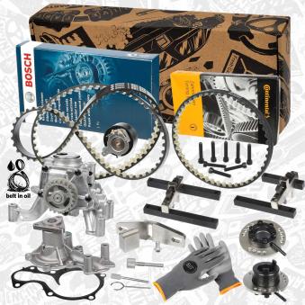 Pompe à eau + kit de courroie crantée ET ENGINETEAM OEM 1760659