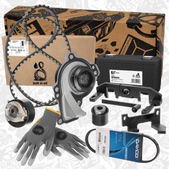Pompe à eau + kit de courroie crantée ET ENGINETEAM OEM 1654512680