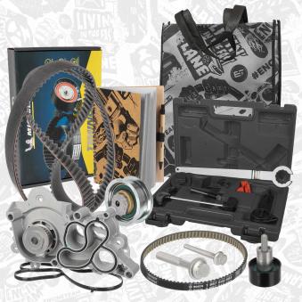 Pompe à eau + kit de courroie crantée ET ENGINETEAM RM0031VR3 pour FORD COUGAR 1.6 - 110cv