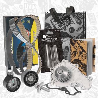 Pompe à eau + kit de courroie crantée ET ENGINETEAM RM0032VR2 pour BMW Série 3 1.6 D - 110cv