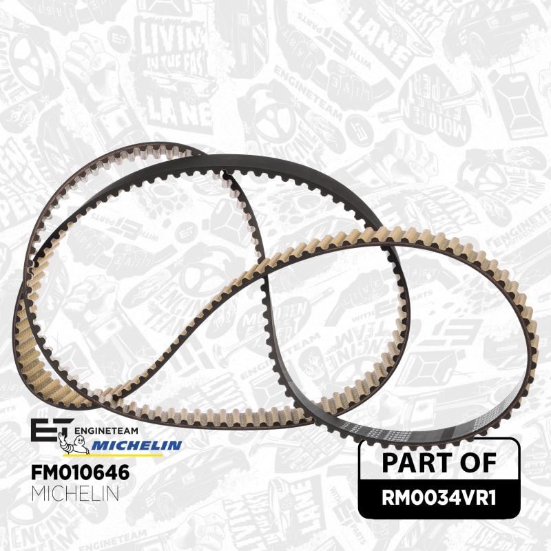 Pompe à eau + kit de courroie crantée ET ENGINETEAM RM0034VR1 - Visuel 2