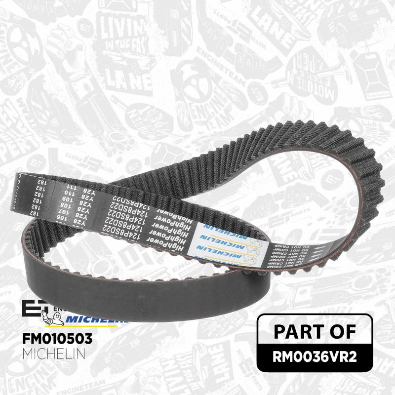 Pompe à eau + kit de courroie crantée ET ENGINETEAM RM0036VR2 - Visuel 2