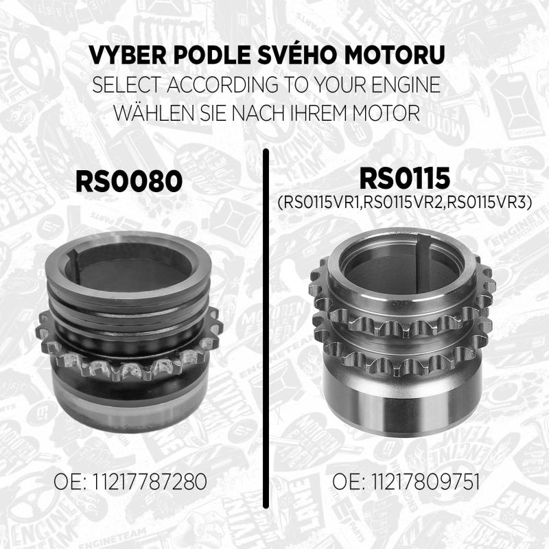 Kit de distribution par chaîne ET ENGINETEAM RS0115VR1 - Visuel 2