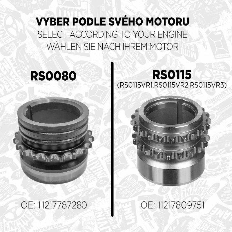 Kit de distribution par chaîne ET ENGINETEAM RS0115VR2 - Visuel 2