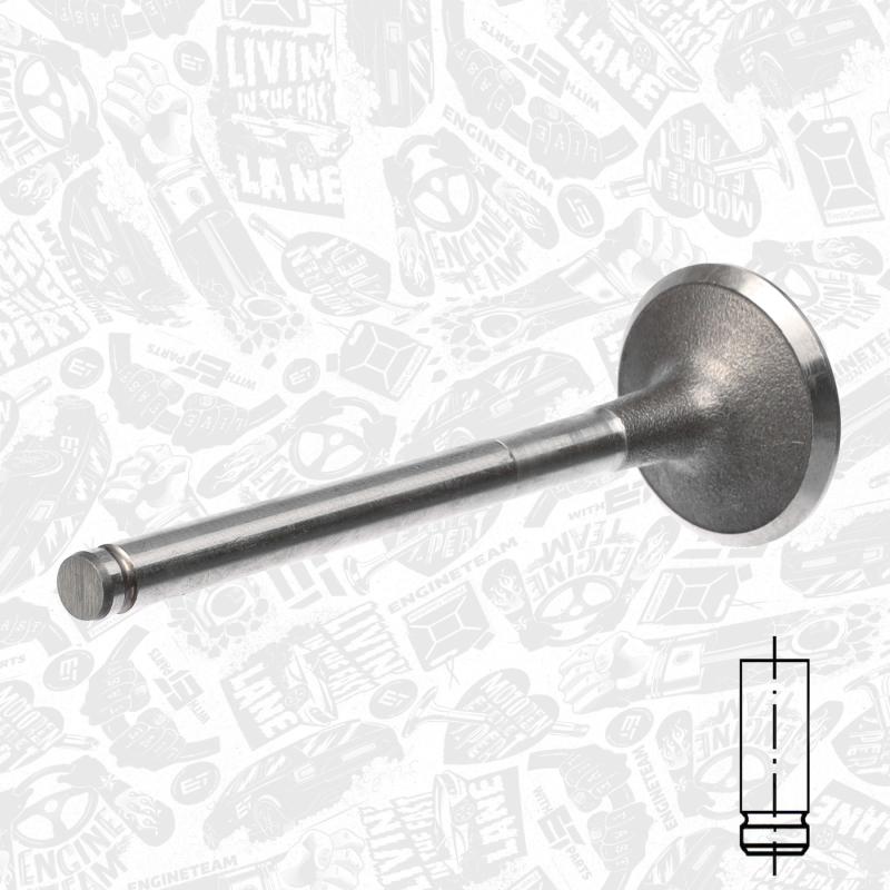 Soupape d'admission ET ENGINETEAM VI0012 - Visuel 1