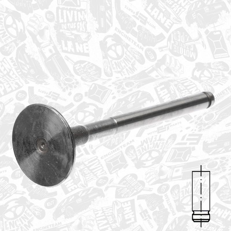 Soupape d'admission ET ENGINETEAM VI0012 - Visuel 2