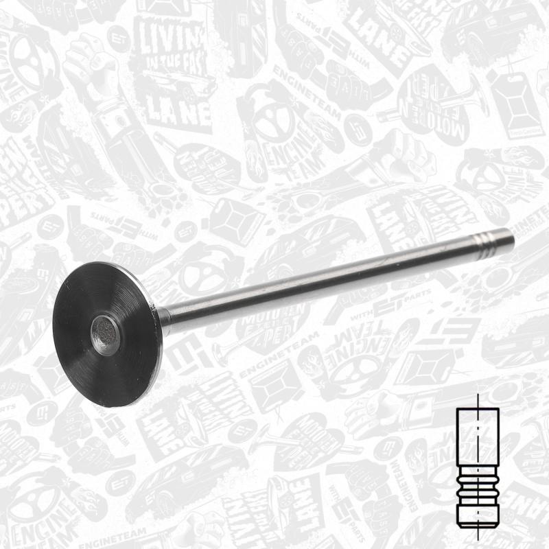 Soupape d'admission ET ENGINETEAM VI0045 - Visuel 2