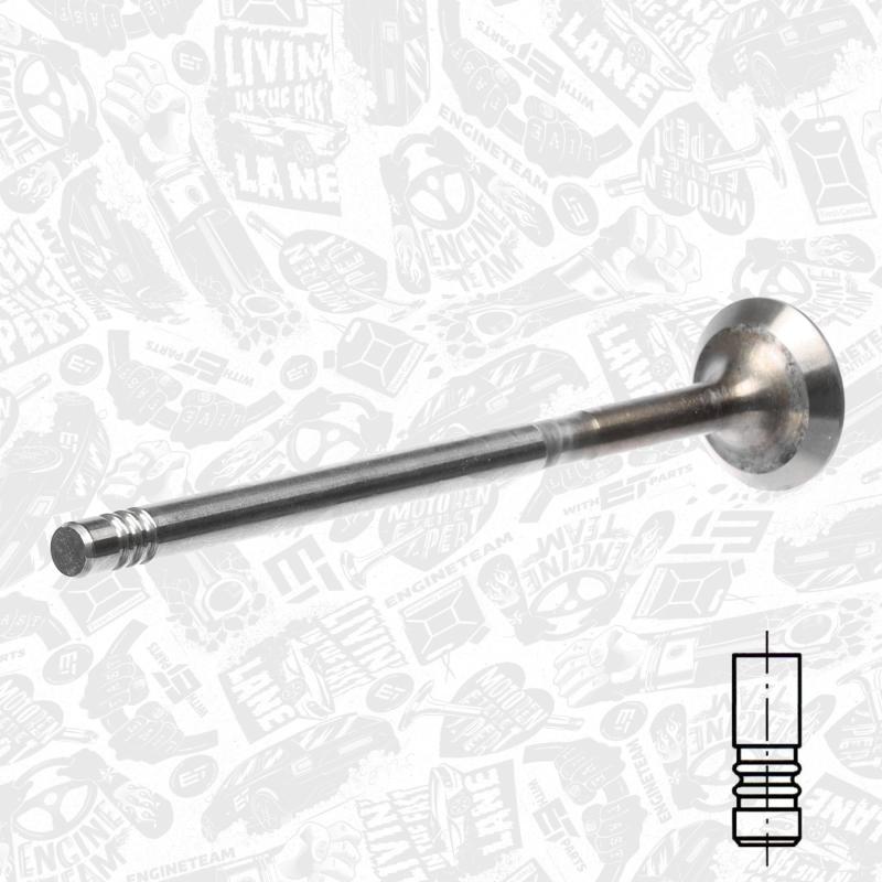 Soupape d'admission ET ENGINETEAM VI0053 - Visuel 1