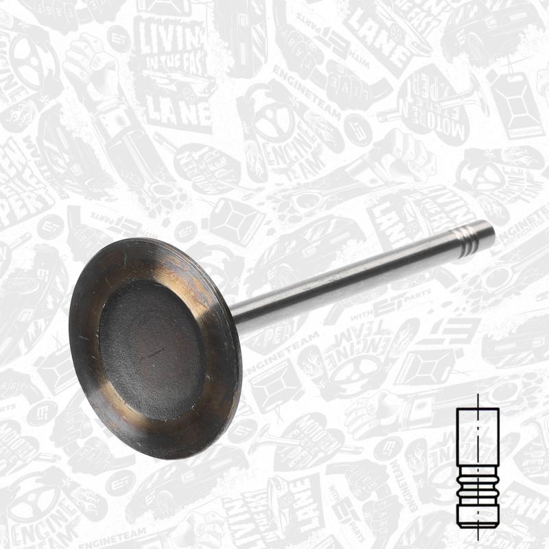 Soupape d'admission ET ENGINETEAM VI0067 - Visuel 2