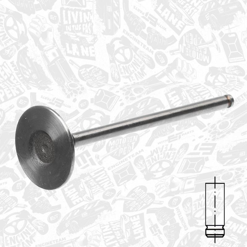 Soupape d'admission ET ENGINETEAM VI0108 - Visuel 2